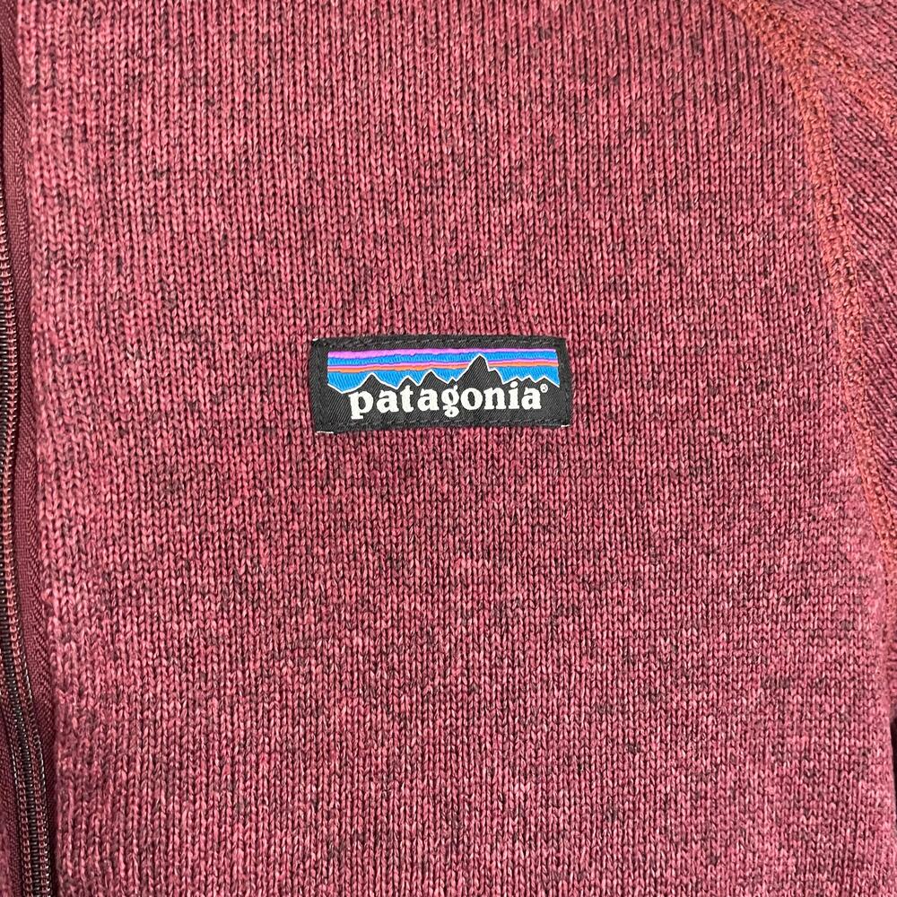 Patagonia Women's Oxblood Red Better Sweater® Fleece Jacket Size Small - Picture 7 of 8